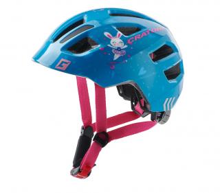 Dětská helma CRATONI Maxster Bunny Blue Glossy Varianta: S/M (51-56cm)
