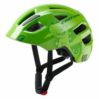 Dětská helma CRATONI Maxster Dino Green Glossy Varianta: S/M (51-56cm)