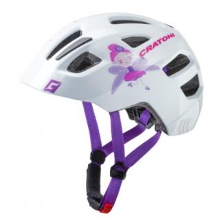 Dětská helma CRATONI Maxster Fay White Glossy Varianta: S/M (51-56cm)