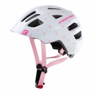 Dětská helma CRATONI Maxster Heart Rose Glossy Varianta: S/M (51-56cm)