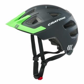 Dětská helma CRATONI Maxster Pro Black/NeonGreen Matt Varianta: S/M (51-56cm)