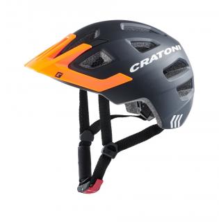 Dětská helma CRATONI Maxster Pro Black/Orange Matt Varianta: S/M (51-56cm)