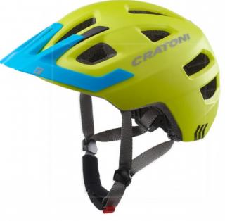Dětská helma CRATONI Maxster Pro Lime/Blue Matt Varianta: S/M (51-56cm)