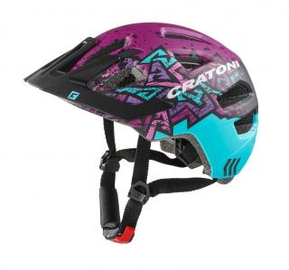 Dětská helma CRATONI Maxster Pro Wild/Purple Matt S/M (51-56cm)