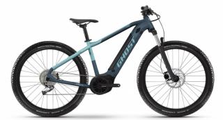 GHOST E-Teru Essential Dark Grey/Metallic Light Blue Varianta: XL
