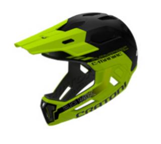 Helma CRATONI C-Maniac 2.0 MX Black/Lime Matt Varianta: L/XL (58-61cm)