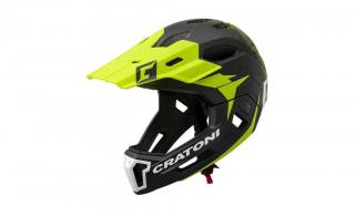 Helma CRATONI C-Maniac 2.0 MX Black/Lime/White Matt Varianta: S/M (53-56cm)