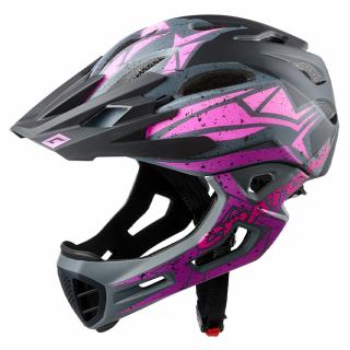 Helma CRATONI C-Maniac Pro Black/Pink/Purple Matt Varianta: M/L (54-58cm)