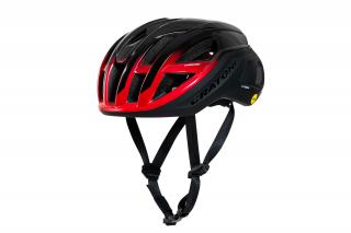 Helma CRATONI C-Zero MIPS Black/Red Glossy Matt Varianta: L/XL (58-61cm)