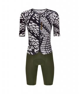 Kombinéza SANTINI Madss V3 Greenwhite Varianta: 4XL