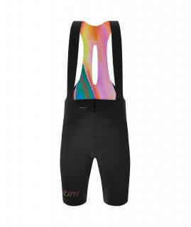 Kraťasy se šlemi SANTINI Unico Edge Black Varianta: XS