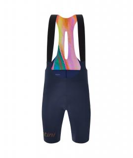 Kraťasy se šlemi SANTINI Unico Edge Blue Varianta: 4XL