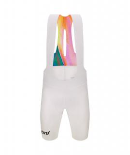 Kraťasy se šlemi SANTINI Unico Edge White Varianta: 4XL