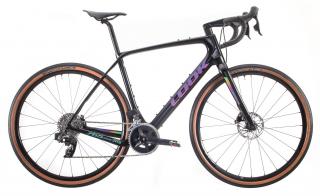 LOOK 765 Gravel RS Rival AXS Chromatic Petrol / Fulcrum Rapid Red 500 Varianta: XL, Výška do: 195, Výška od: 185