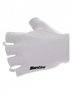 Rukavice SANTINI 3D  White Varianta: XL