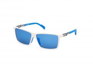 Sluneční brýle ADIDAS Sport SP0058 White/Blue Mirror