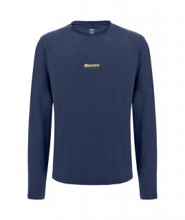 Triko s dlouhým rukávem SANTINI Brand Blue Varianta: L