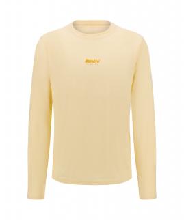Triko s dlouhým rukávem SANTINI Brand Cream Varianta: XL