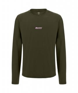 Triko s dlouhým rukávem SANTINI Brand Green Varianta: 3XL