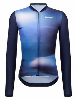 UNISEX Dres s dlouhým rukávem SANTINI Ombra Eco Sleek Blue Varianta: XXL