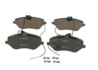 Brzdové destičky Bosch 098 přední pro Citroen C5, C6, 2.2HDi, 2.7HDi a 3.0V6 (0986494098, 425480, 425411, 1611334980)