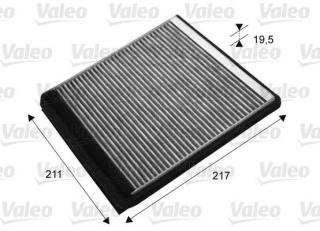 Kabinový uhlíkový filtr Valeo 715677 pro Citroen Berlingo, Xantia a Xsara (6447SR, 6447PF, 6441EH)
