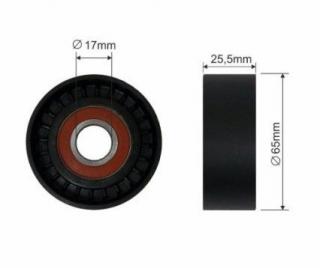 Napínaci kladka bez napínáku pro motory Citroen 1.1i, 1.4i, 1.6i, 1.6i 16V (5751C3, 5751G7, 1611425280, 331316170390, E2P5981BTA)