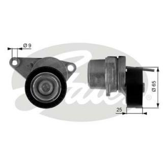 Napínaci kladka Gates pro motory Citroen 1.1i, 1.4i, 1.6i, 1.6i 16V (5751C3, 5751G7, 1611425280)