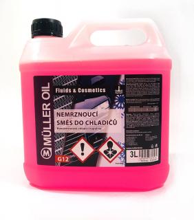 Nemrznoucí chladící kapalina G12 - 3 litry, červená