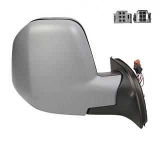 Pravé zpětné zrcátko elektrické, el.sklopné, pro lak - Citroën Berlingo (B9) a  Peugeot Partner (8153TV, 3454212, 9230998, 0905828, S1)