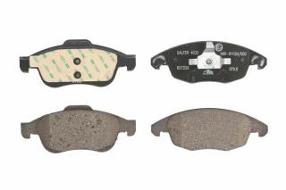 Přední brzdové destičky ATE pro C4, C4 Picasso, Berlingo a DS5 (607229, 425425, 1623816280)