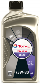 Převodový olej Total Traxium GEAR 8 75W-80, 1L  (Citroen, Peugeot, 201278, SK117834)