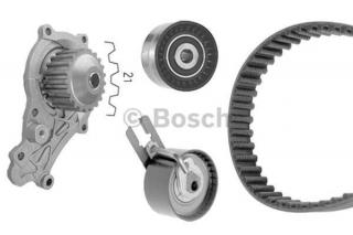 Rozvodová sada s vodní pumpou Bosch pro motory Citroen 1.4 HDi v modelech C1, C2, C3, Xsara a Nemo (1609524980, 1987946929)