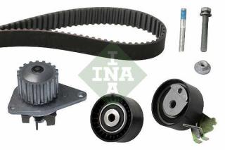 Rozvodová sada s vodní pumpou INA pro motory Citroen 1.4i 16V (1609525780, 530041930, 161079338)