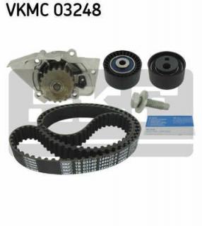 Rozvodová sada s vodní pumpou SKF VKMC03248 pro motory Citroen 2.0 HDi 110 (1609402380, 1609524880)