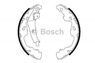 Sada brzdových čelistí Bosch pro Citroen C1 (0986487665, 4241N2, S1)