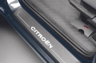 Sada dvou krytů prahů předních dveří – originál Citroen