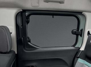 Sada dvou slunečních clon pro výklopná okna Citroenu Berlingo (K9) 2018- (1628951380, Peugeot Rifter)