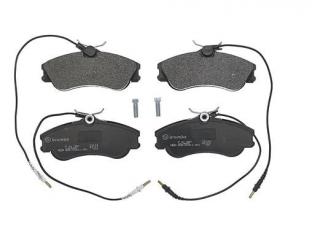 Sada předních brzdových destiček Brembo pro Citroen Berlingo, Xsara, Xsara Break (BRP61060, 425154, 425155, 425485)