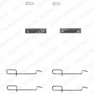 Sada příslušenství brzdových destiček pro Citroen Saxo, Xsara, ZX a ZX Break (1987474197, 442755, 1091125)