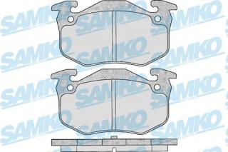 Sada zadních brzdových destiček Samko pro Citroen Saxo, Xsara, Xsara Coupé, Xsara Break, ZX a ZX Break (425042, 425257, 5SP275)
