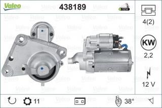 Startér Valeo pro motory Citroen 1.5 HDi a 1.6 HDi v modelech C2, C3, C4, C5, Berlingo, C4 Picasso, Xsara Picasso (5802AE)