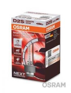 Xenonová výbojka Osram D2S XENARC NIGHT BREAKER LASER 85V/35W  (6216A9,  66240XNL)