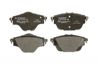 Zadní brzdové destičky Bosch pro Citroen C4 Picasso, Spacetourer, C5 Aircross a DS7 (1647860380, 0986494805)