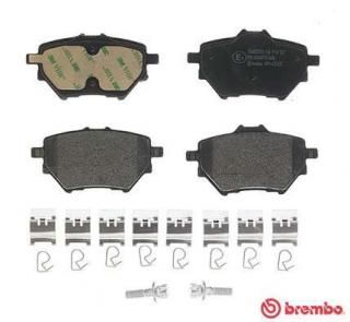 Zadní brzdové destičky Brembo pro Citroen C4 Picasso II - Spacetourer a Berlingo K9 (P61122, 1609000680)