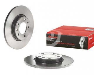Zadní brzdový kotouč Brembo pro Citroen C4 Picasso II a Berlingo K9  (08C30811, 1609582880)