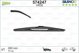 Zadní stěrač Valeo Silencio VR30 pro Citroën C2, C3 Picasso, C4, C5 Break a DS3 (6426T3, 642335)