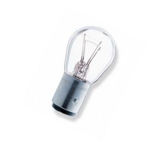 Žárovka P21/5W dvouvláknová s kovovou paticí  21W/ 5W/ 12V