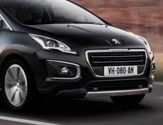 Zimní štít pro Peugeot 3008 po faceliftu 2014- (9805325180)