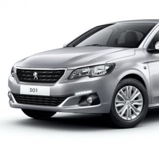 Zimní štít pro Peugeot 301 po faceliftu 2016 - originál Peugeot (clona chladiče)